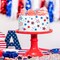 4th of July Self-Adhesive Glitter Patriotic Foam Stars Stickers Red White and Blue